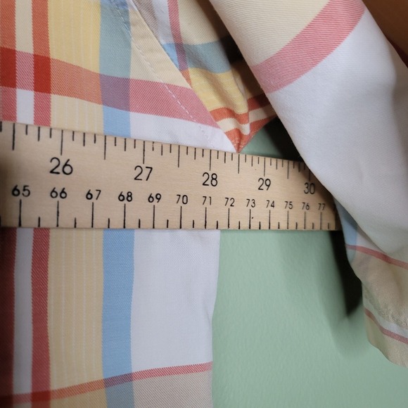 Enyce Button Up Shirt 3XL Short Sleeve Plaid Pockets Cotton Y2K Hip Hop - Picture 10 of 10